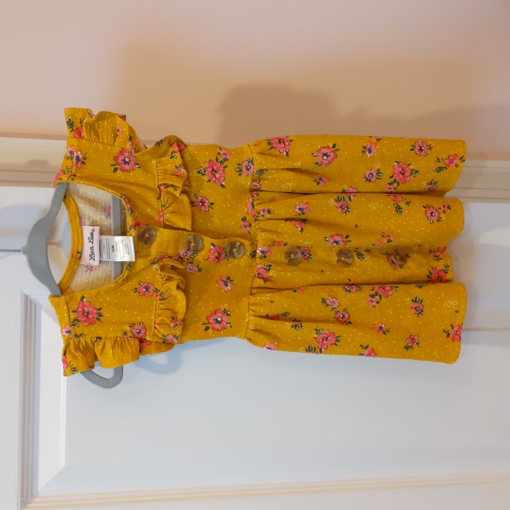 18mo yellow floral dress